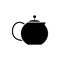 Teapot icon vector. Kettle illustration sign. Tea symbol. Teakettle logo. Hot drink mark.