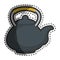 Teapot japanese culture isolated icon