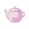 teapot kitchen traditional isolated icon