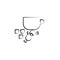 Teapot, sugar icon. Element of tea icon for mobile concept and web apps. Hand drawn Teapot, sugar icon can be used for web and mob