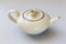 Teapot vintage porcelain with pure gold decoration