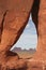 Teardrop arch to Monument valley