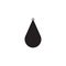 Teardrop earring icon design template vector isolated