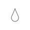 Teardrop earring icon design template vector isolated