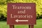 Tearoom and lavatories