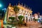 Teatro Juarez in Guanajuato, Mexico at night