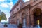 Teatro Raffaello Sanzio in the old town of Urbino in Italy