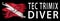 Tec Trimix Diver, Diver Down Flag, Scuba flag