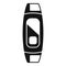 Tech fitness band icon simple vector. Workout equipment