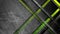 Tech green stripes on abstract grunge background video animation