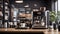 tech-infused indulgence: a journey through precision in our automated coffee haven. ai generated