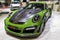 TechArt Porsche 911 Turbo GT Street RS (991) customized sports car at the 89th Geneva International Motor Show. Geneva,