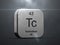 Technetium element from the periodic table