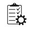 Technical check list. Vector checklist clipboard vector icon