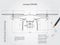 Technical drawing drone with white paper background