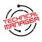 Technical Manager rubber stamp