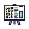 technical report color icon vector illustration