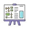 technical report color icon vector illustration