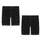Technical sketch black cargo shorts pants design template