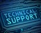 Technical support concept.