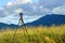 Technique of photographing timelapse, beautiful sky and summer landscape in the mountains