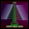 Techno Happy New Year Christmas Tree Green