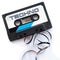 Techno music dance musical genres audio tape label