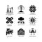 Technologies Disruption icon set