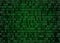 Technology binary background. Binary on green background