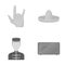 Technology, business, progress and other monochrome icon in cartoon style.information, television, monitor icons in set
