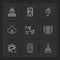 technology , dsish , antenna , house , Ecology , eco , icons , w