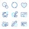 Technology icons set. Included icon as Ranking star, Refresh, Time management signs. Vector