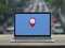 Technology map pointer navigation online concept