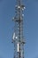 Technology: A mobile phone relay mast, tower. Telecommunication. 1