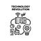 Technology Revolution Vector Concept Illustration