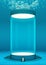 technology science experiment laboratory mysterious test tube large glass filled liquid floating bubbles cryogenic hibernation