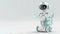 Technology smart robot Ai a nurse assistant robot that helps medical staff organize the treatment process and provides a