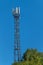 Technology on the top of the telecommunication GSM. Masts for mobile phone signal. Tower with antennas of cellular communication o