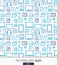 Technology wallpaper. Digital seamless pattern.