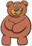 Teddy bear cartoon toy character clip art