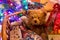 Teddy bear Dranik with Ð¡hristmas presents