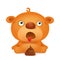 Teddy bear emoji character with bunch of poop