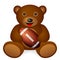 Teddy bear football