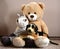 Teddy bear with friends