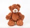 Teddy Bear on Isolate background. bow cute art nice love floor b