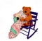 Teddy Bear and Rocking Chair