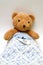 Teddy bear with a thermometer