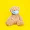 Teddy bear wear PP non-woven disposable medical face mask