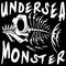 Tee graphic design underwater monster