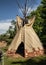 Tee Pee at Jamestown Settlement Virginia